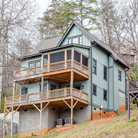 Cullowhee Home With Game Room, Wraparound Decks Exterior foto
